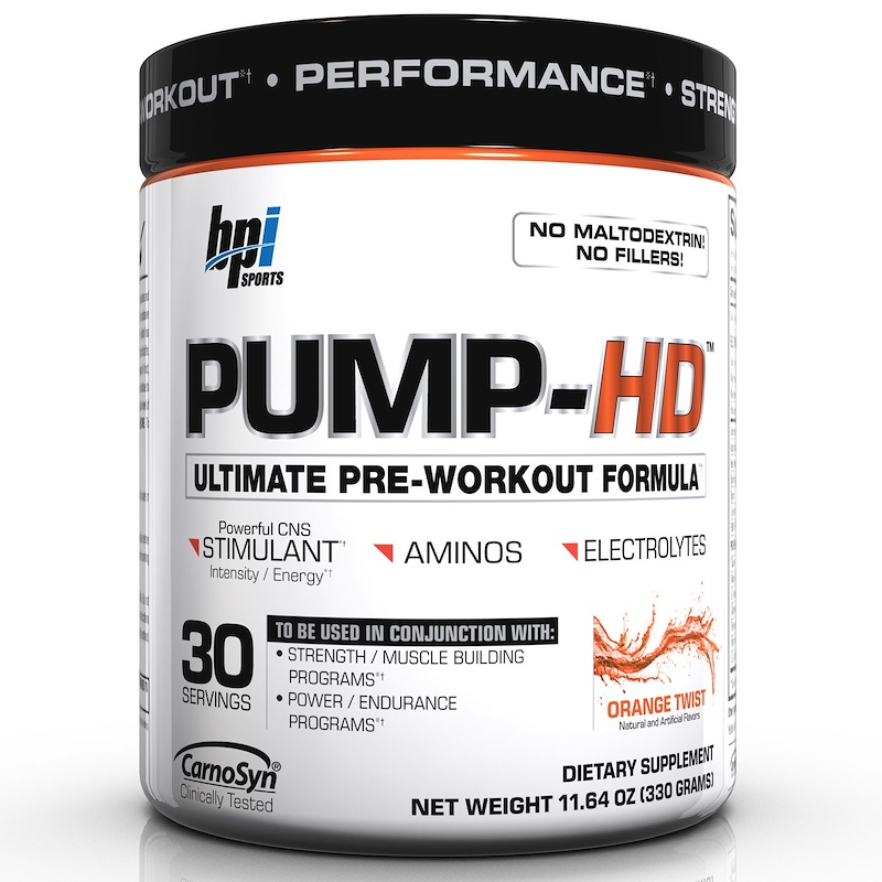 BPI Sports, PumpHD, Ultimate PreWorkout Formula, Orange