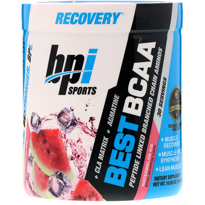 BPI Sports Best BCAA, арбуз со льдом, 300 г (10,58 унции)