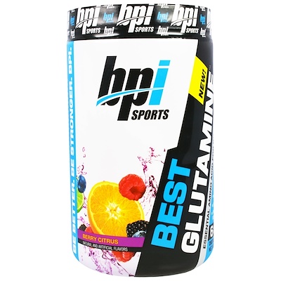 BPI Sports Best Glutamine, ягоды и лимон, 400 г (14,1 унций)