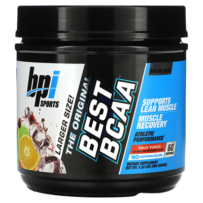 

BPI Sports Best BCAA Фруктовый пунш 1 32 фунта (600 г)