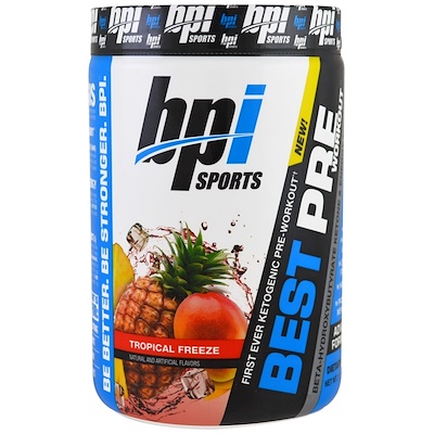 

Best Pre Workout, Beta-Hydroxybutyrate Ketone & Energy Formula, Tropical Freeze, 11.11 oz (315 g)