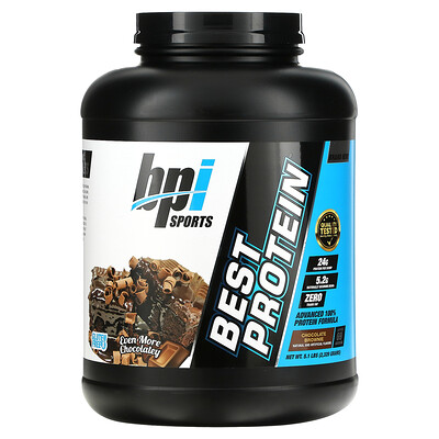 

BPI Sports Лучший протеин передовая формула 100%-ного протеина шоколадное брауни 5 1 фунта (2329 г)