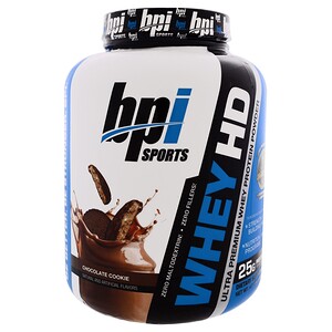БПА Спортс, Whey HD, Ultra Premium Whey Protein Powder, Chocolate Cookie, 4.2 lbs (1,900 g) отзывы
