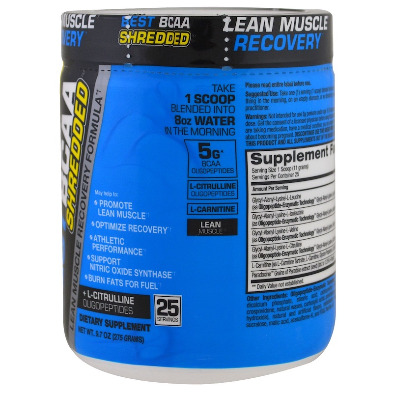 BPI Sports, Best BCAA Shredded, Lean Muscle Recovery Formula, Fruit