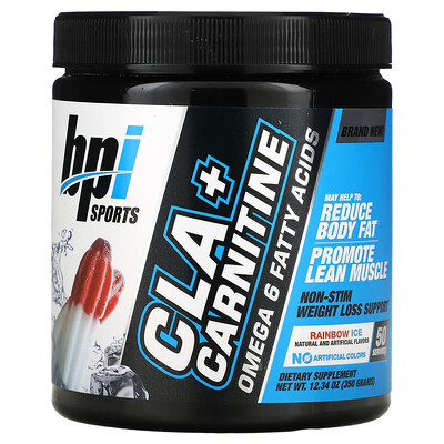 

BPI Sports CLA + Carnitine Rainbow Ice 12.34 oz (350 g)