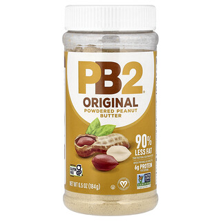PB2 Foods, Original Powdered Peanut Butter, gepulverte Erdnussbutter, 184 g (6,5 oz.)