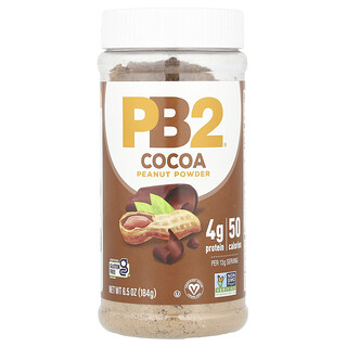 PB2 Foods, Amendoim em Pó, Cacau, 184 g (6,5 oz)