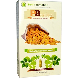 Bell Plantation, PB Thins, крекеры с арахисовым маслом, 7 унций (198 г)