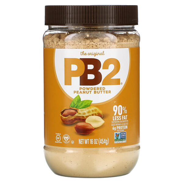 PB2 Foods‏, PB2 המקורית, חמאת בוטנים באבקה, 454 גר' (16 oz)