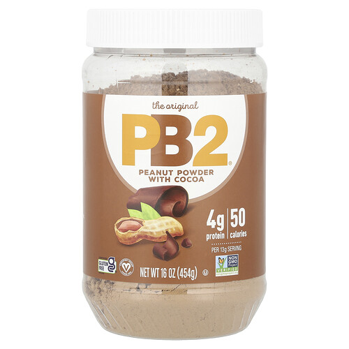 Pb2 Foods Peanut Butter Powder with Cocoa, 16 oz (454 g)