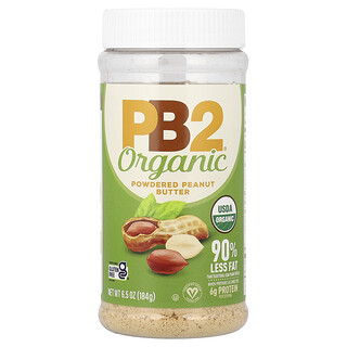 PB2 Foods, Manteiga de Amendoim em Pó Orgânica, 184 g (6,5 oz)