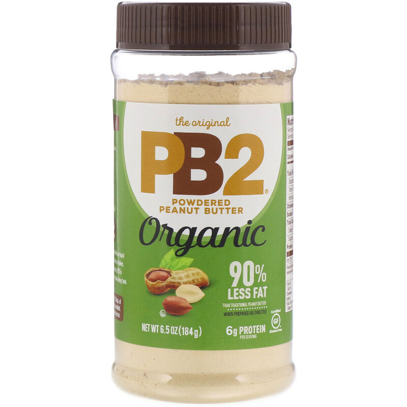 Pb2 Foods, The Original Pb2, Organic Powdered Peanut Butter, 6.5 Oz 