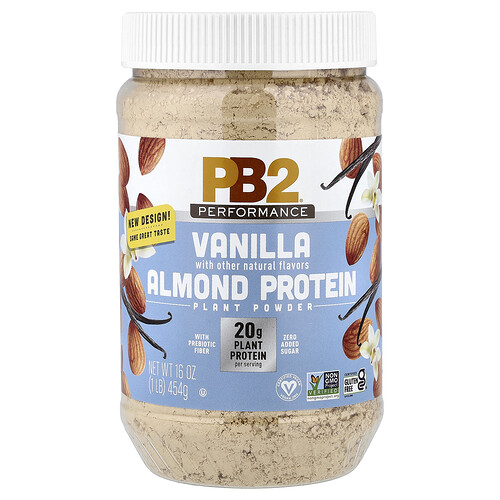 Pb2 Foods Performance, Almond Protein, Vanilla, 16 oz (454 g)