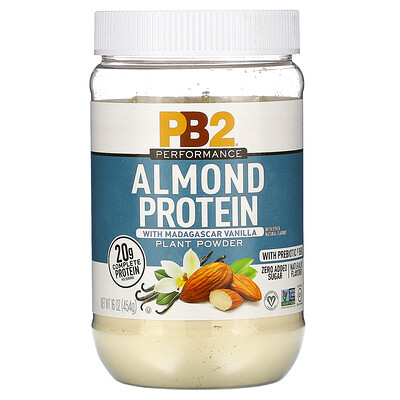 Купить PB2 Foods миндальный протеин с мадагаскарской ванилью, 454 г (16 унций)