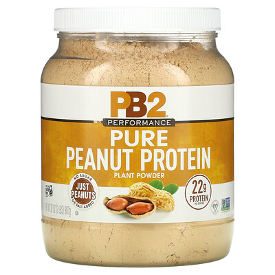 Купить PB2 Foods Pure Peanut Protein Plant Powder, 2 lbs ( 907 g)