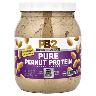 PB2 Foods, Performance, Pó de Proteína Vegetal de Amendoim Puro, 907 g (2 lb)