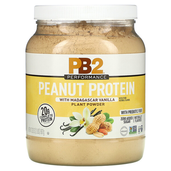 PB2 Foods, Performance, Peanut Protein with Madagascar Vanilla, 2 lbs (907 g)
