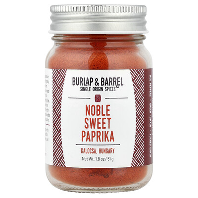 Burlap & Barrel, Páprika dulce noble, 51 g (1,8 oz)