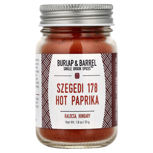 Burlap & Barrel, Szegedi 178 Hot Paprika, Paprika, 51 g (1,8 oz.)