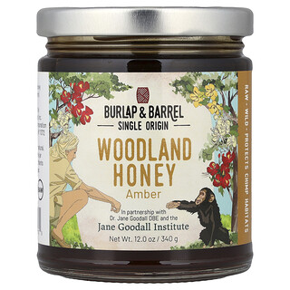 Burlap & Barrel, Erdei méz, borostyán, 340 g (12 uncia)