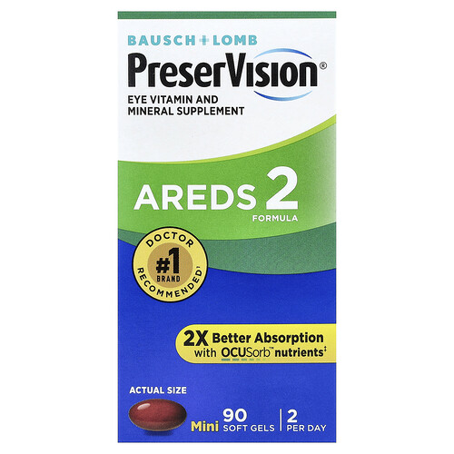 Bausch & Lomb Preservision Areds 2 Vitamin | 90 Soft Gels