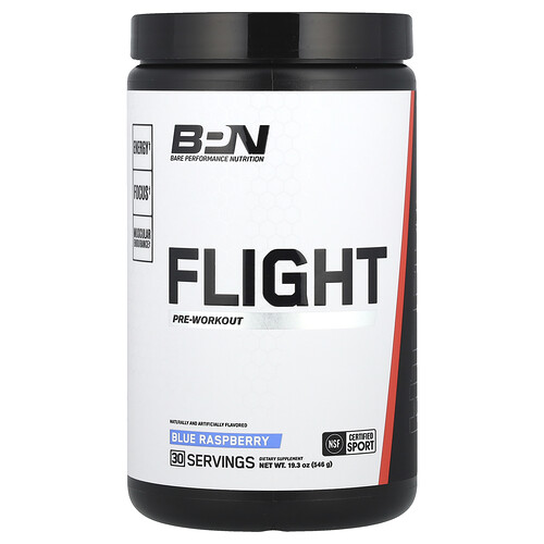Bpn Flight, Pre-Workout, Blue Raspberry, 19.3 oz (546 g)