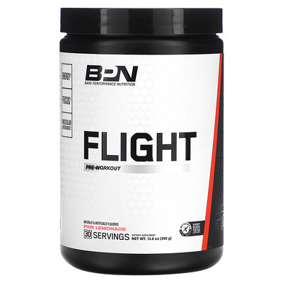Bare Performance Nutrition, Flight Pre-Workout, Pink Lemonade