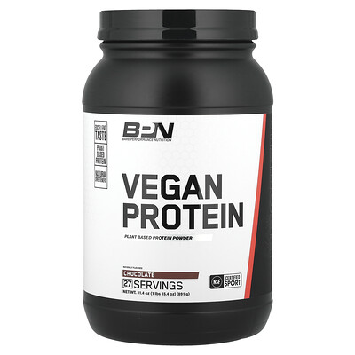 BPN, Proteína vegana en polvo, Chocolate, 891 g (1 lb 15,4 oz)