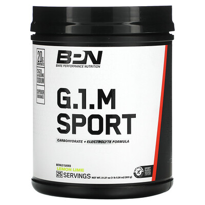 Bpn , G.1.m Sport, Lemon Lime, 1 Lb (603 G) 1Lb