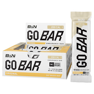 BPN, Go Bar, Barrita de resistencia, Original, 12 barritas, 50 g (1,76 oz) cada una