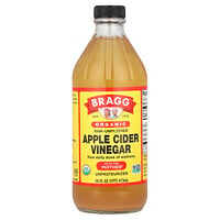 Vinagre de sidra de manzana orgánico con la 'madre', Crudo, sin filtrar, 473 ml (16 oz. Líq.)