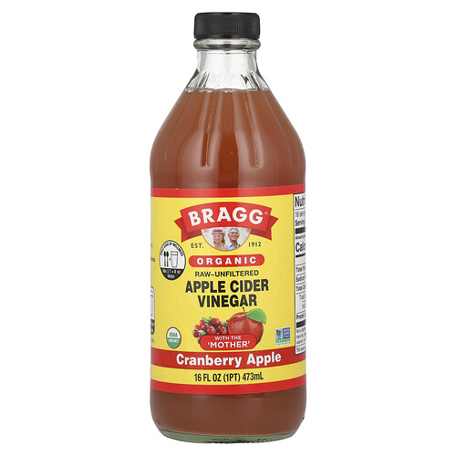 Bragg, Organic Apple Cider Vinegar With The „Mother“, Bio-Apfelessig Mit Der „Mutter“…