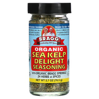 Bragg, Varech (algue marine) bio, assaisonnement délicieux, 76,5 g (2,7 oz)