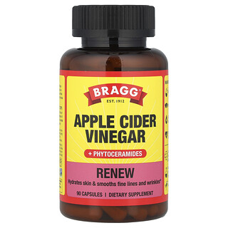 Bragg, 焕活，苹果醋 + 植物神经酰胺，90 粒胶囊