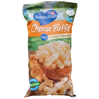Barbara's Bakery, Выпеченные сырные слойки, белый чеддер, 5.5 унций (155 г)