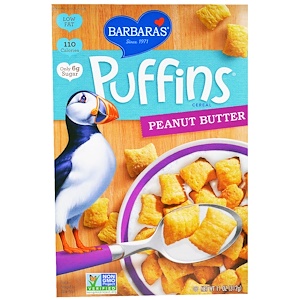 Барбарас Бэйкари, Puffins Cereal, Peanut Butter, 11 oz (312 g) отзывы покупателей