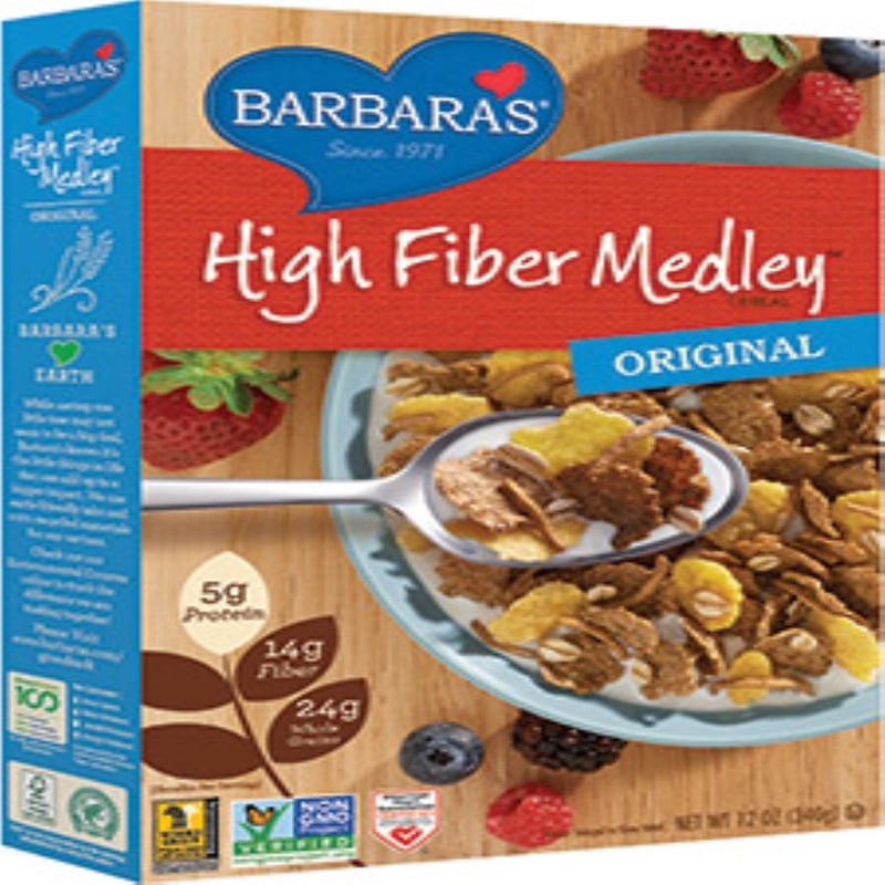 Barbara S Bakery High Fiber Medley Cereal Original 12 Oz 340 G IHerb   8 