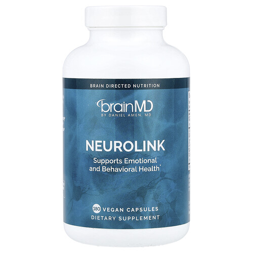 BrainMD, Neurolink, 180 Vegan Capsules