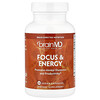 Focus & Energy, Konzentration und Energie, 120 vegane Kapseln