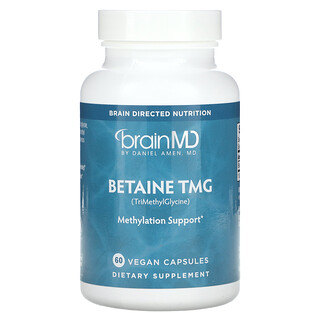 BrainMD, Betaine TMG, 1,000 mg, 60 Vegan Capsules (500 mg per Capsules)