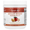 BrainMD, multivitamine cu memorie Bright Minds™, portocale și mango, 152,7 g