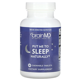 BrainMD, Dormi naturalmente, 90 compresse masticabili