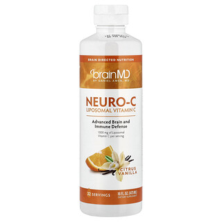 BrainMD, Neuro-C, vanilie cu citrice, 473 ml