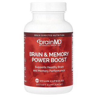 BrainMD, Brain & Memory Power Boost, 120 Vegan Capsules