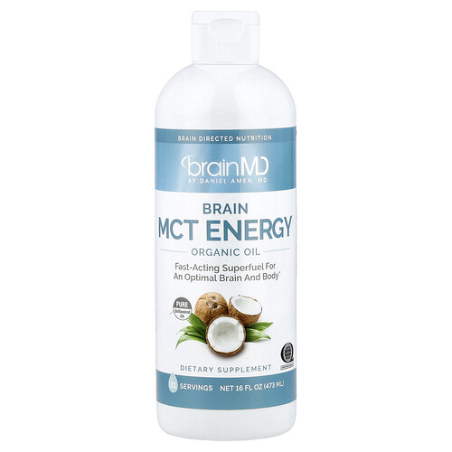 ブレインMD BrainMD, ブレイン MCT（中鎖脂肪酸トリグリセリド）エネルギー、オーガニックオイル、473ml（16液量オンス）