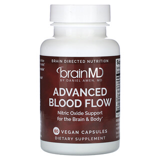 BrainMD, Flusso sanguigno avanzato, 60 capsule vegane