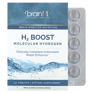 BrainMD, H2 Boost Molecular Hydrogen, 80 mg , 30 Tablets