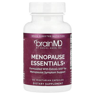 BrainMD, Menopause Essentials+, 60 cápsulas vegetales