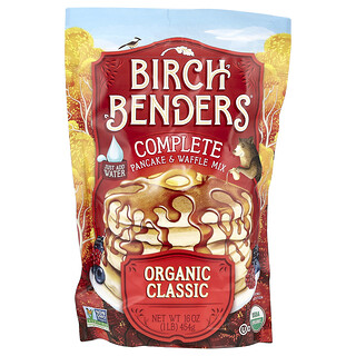 Birch Benders, Complete Pancake & Waffle Mix, Organic Classic, 16 oz (454 g)