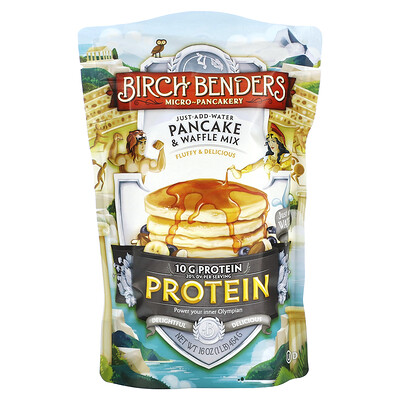 

Birch Benders, Pancake & Waffle Mix, Protein, 1 lb (454 g)